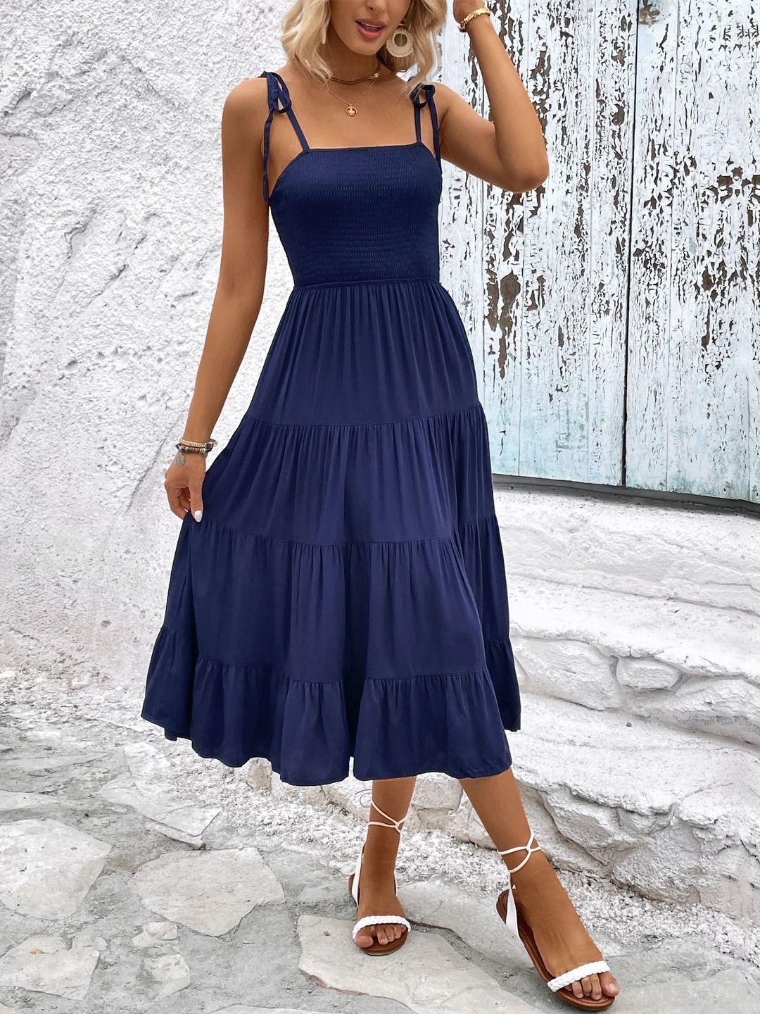 A-Line Midi Dress