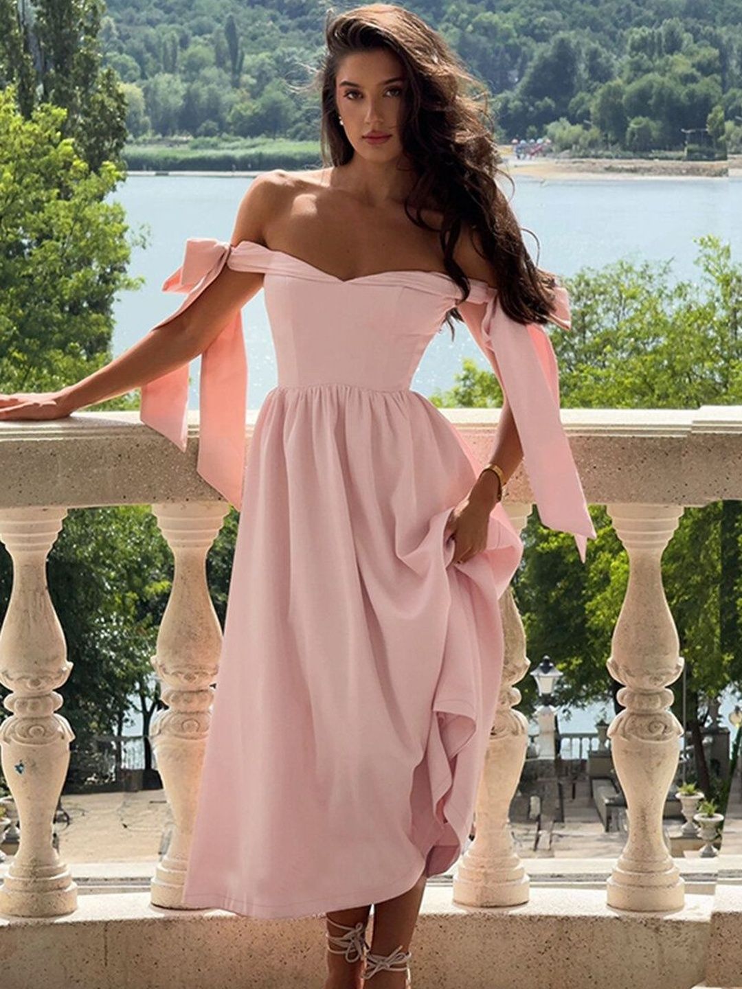 Fit & Flare Midi Dress