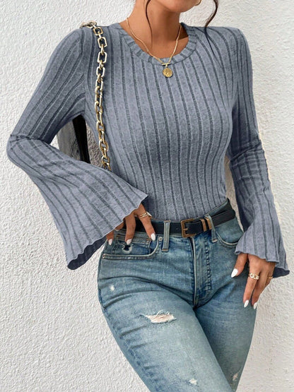 Women Ribbed Pullover