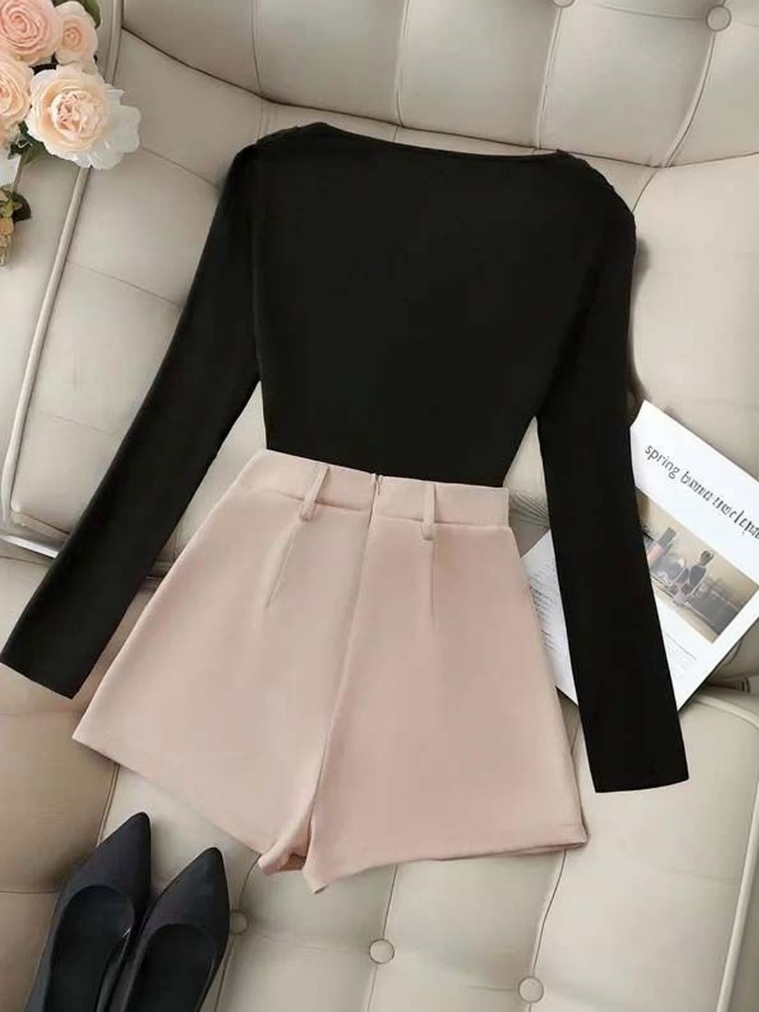 Solid Top with Shorts