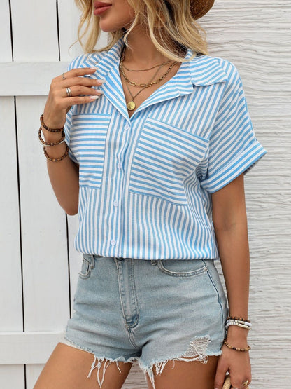Women Striped Casual Shirt