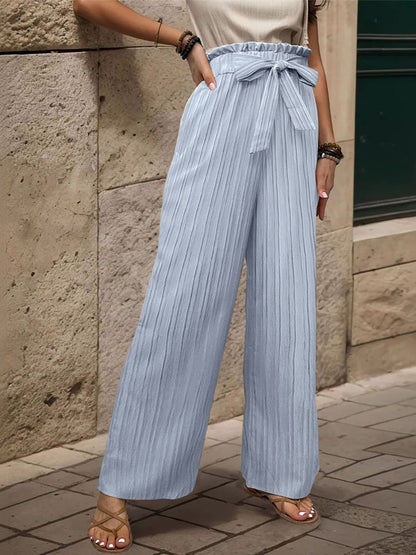 Women Textured High-Rise Non Iron Trousers