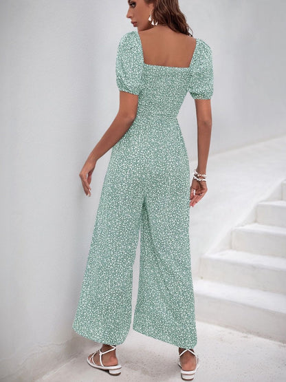 Printed Basic Jumpsuit
