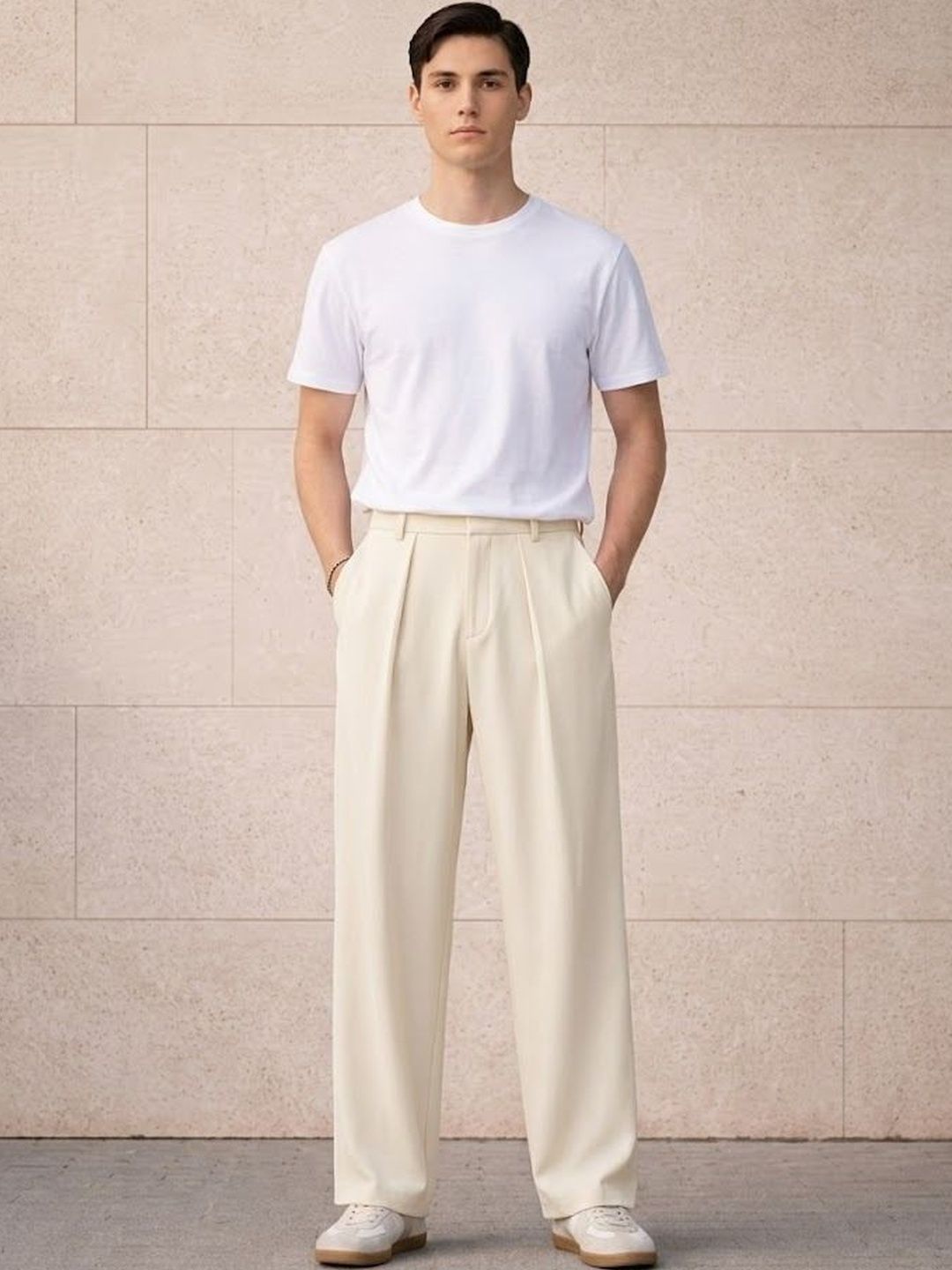 Men Pleated Trousers