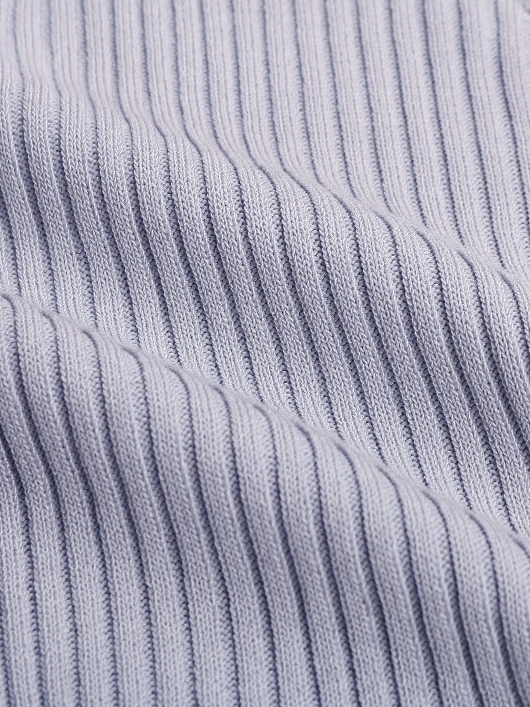 Women's Purple Colourblocked Ribbed Crop Cardigan