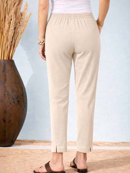 Women Wrinkle Free Trousers
