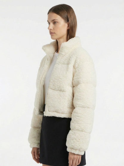 NOWI Women Lightweight Crop Puffer Jacket