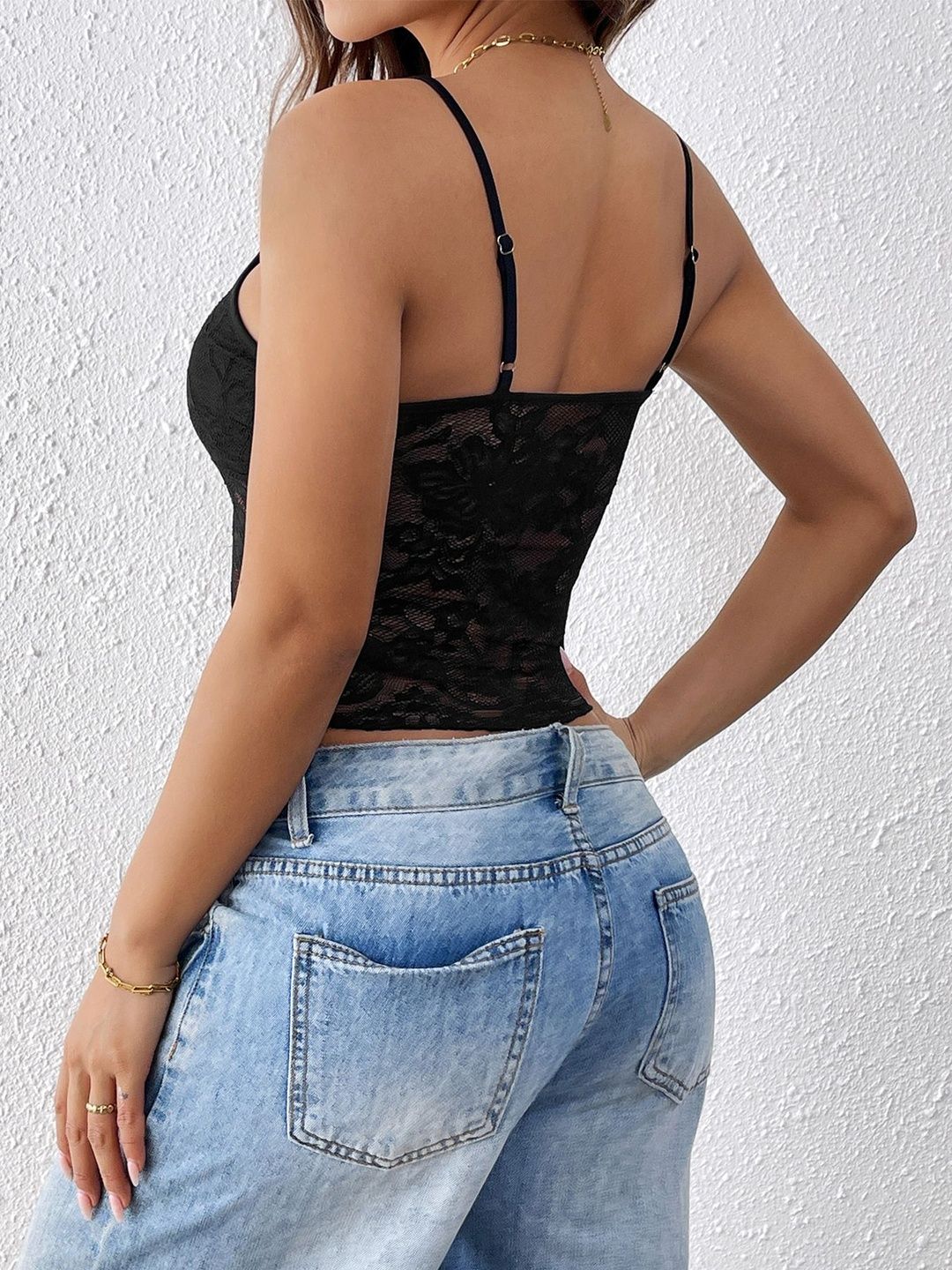 Embroidered Crop Top
