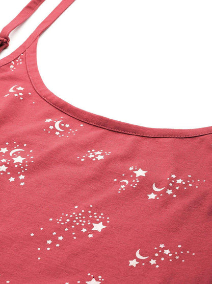 Women Printed Night suit
