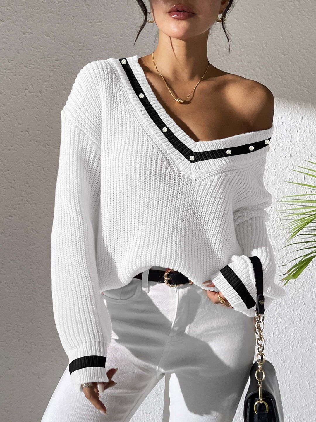 Women Ribbed Pullover