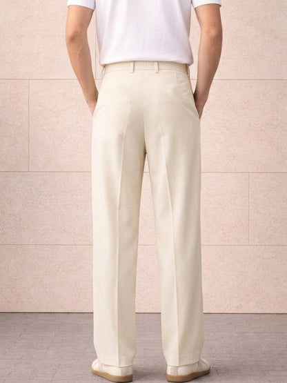 Men Pleated Trousers