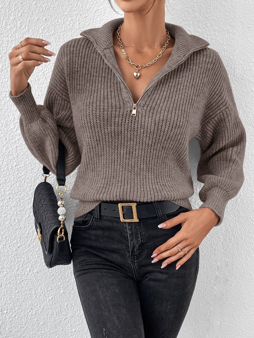 Women Ribbed Pullover