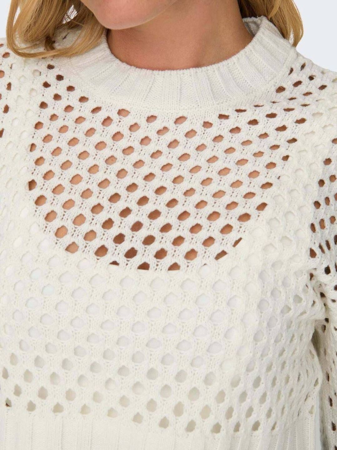 NOWI Women Woollen Crop Pullover