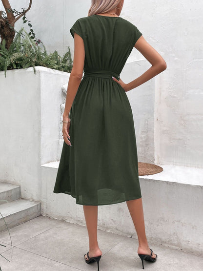 Fit & Flare Midi Dress