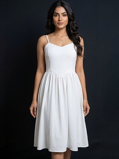 Fit & Flare Midi Dress