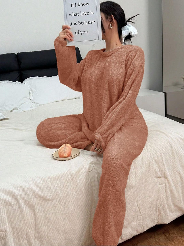 NOWI Round Neck Sweatshirt & Trousers Co-Ords