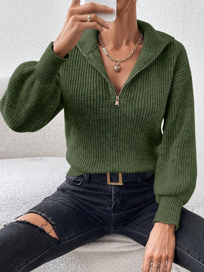 Women Ribbed Pullover
