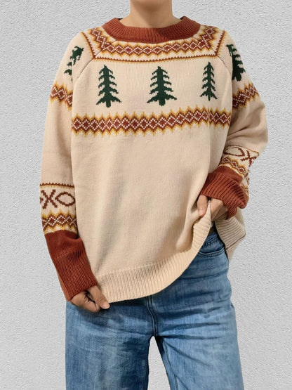 Women Fair Isle Printed Pullover
