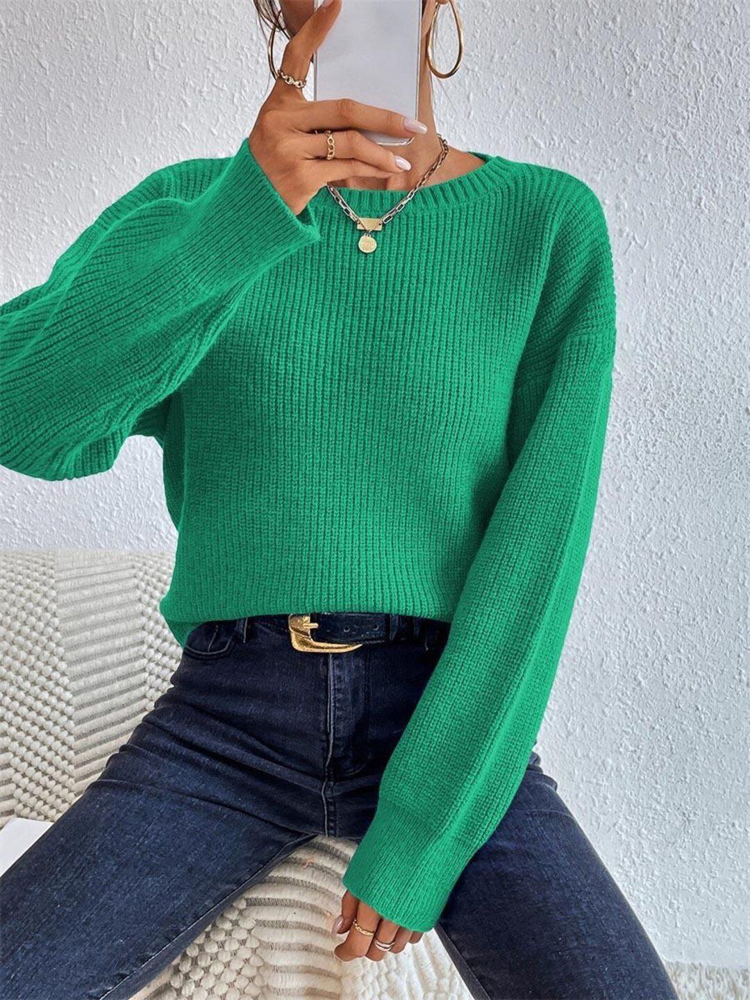 Women Ribbed Pullover