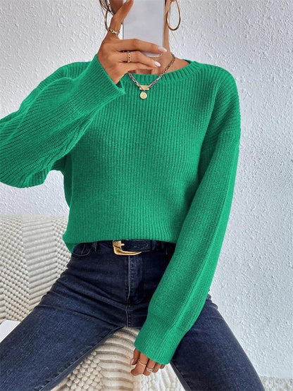 Women Ribbed Pullover