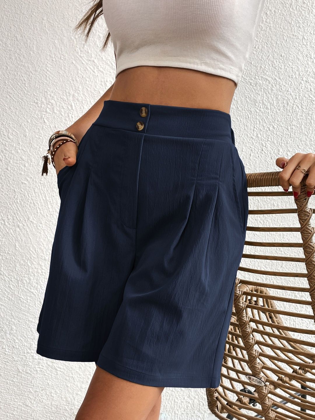 Women High-Rise Fashion Shorts