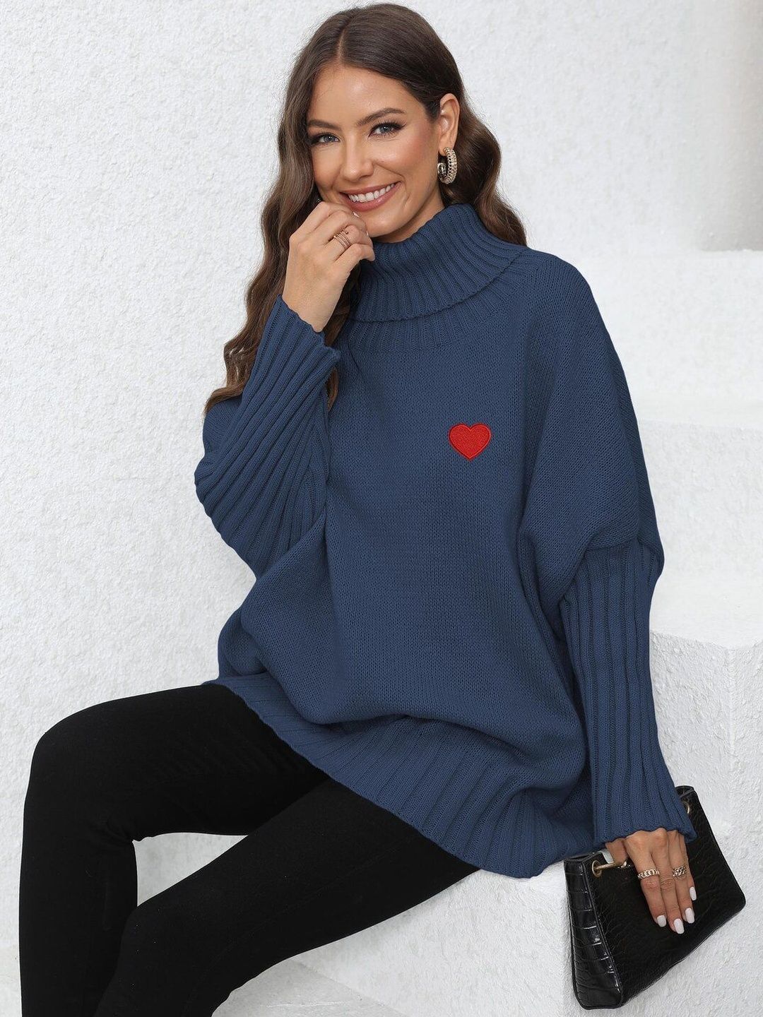 Women Pullover with Embroidered Detail