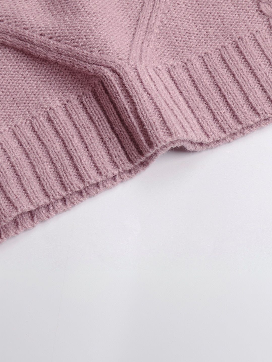 Women's Purple Cable Knit Sweater Vest