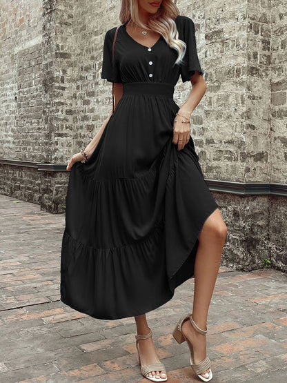 Fit & Flare Maxi Dress