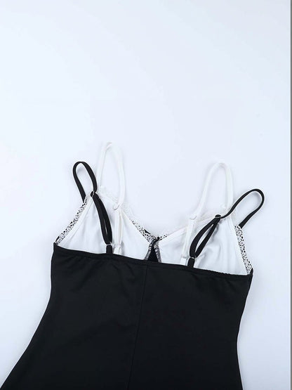 Women's Black Capri Jumpsuit