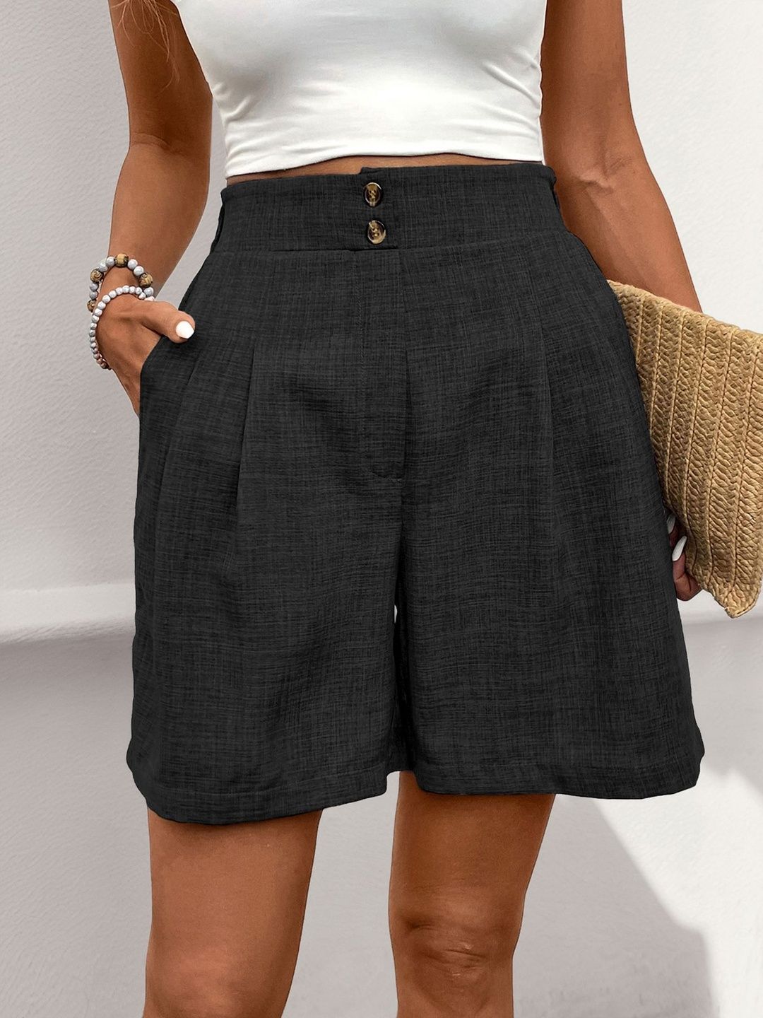 Women High-Rise Fashion Shorts