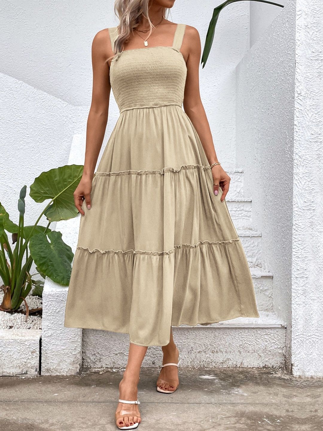 A-Line Midi Dress
