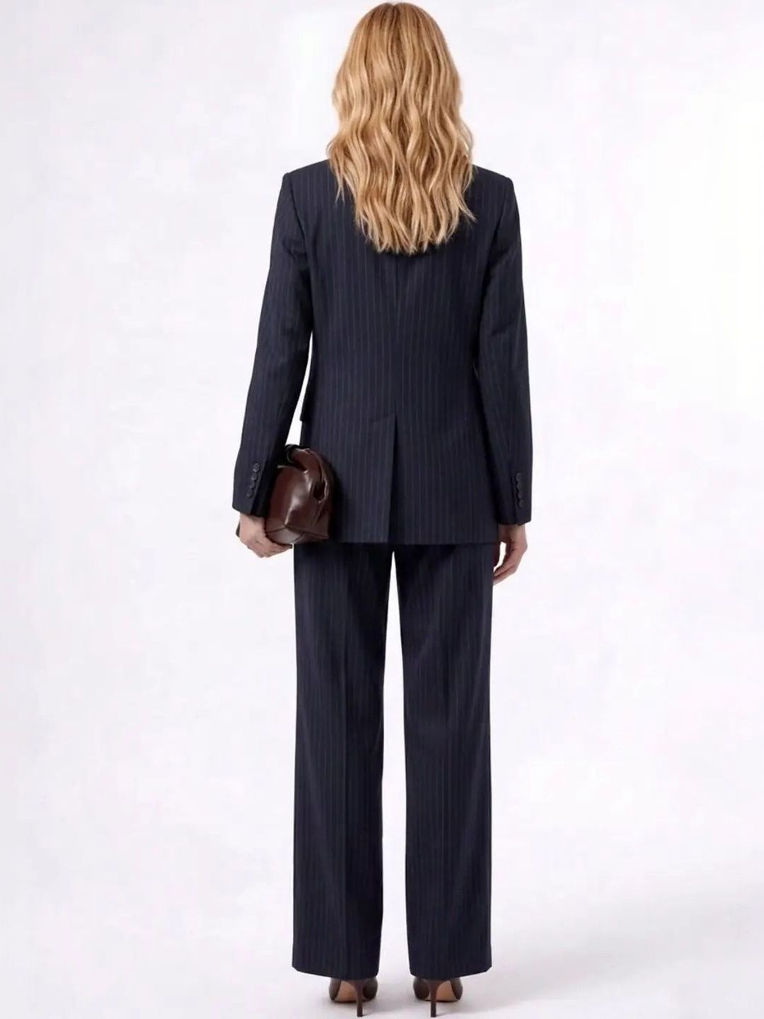 Striped Coat with Trousers