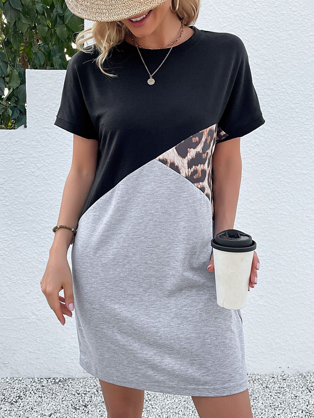Colourblocked Dress