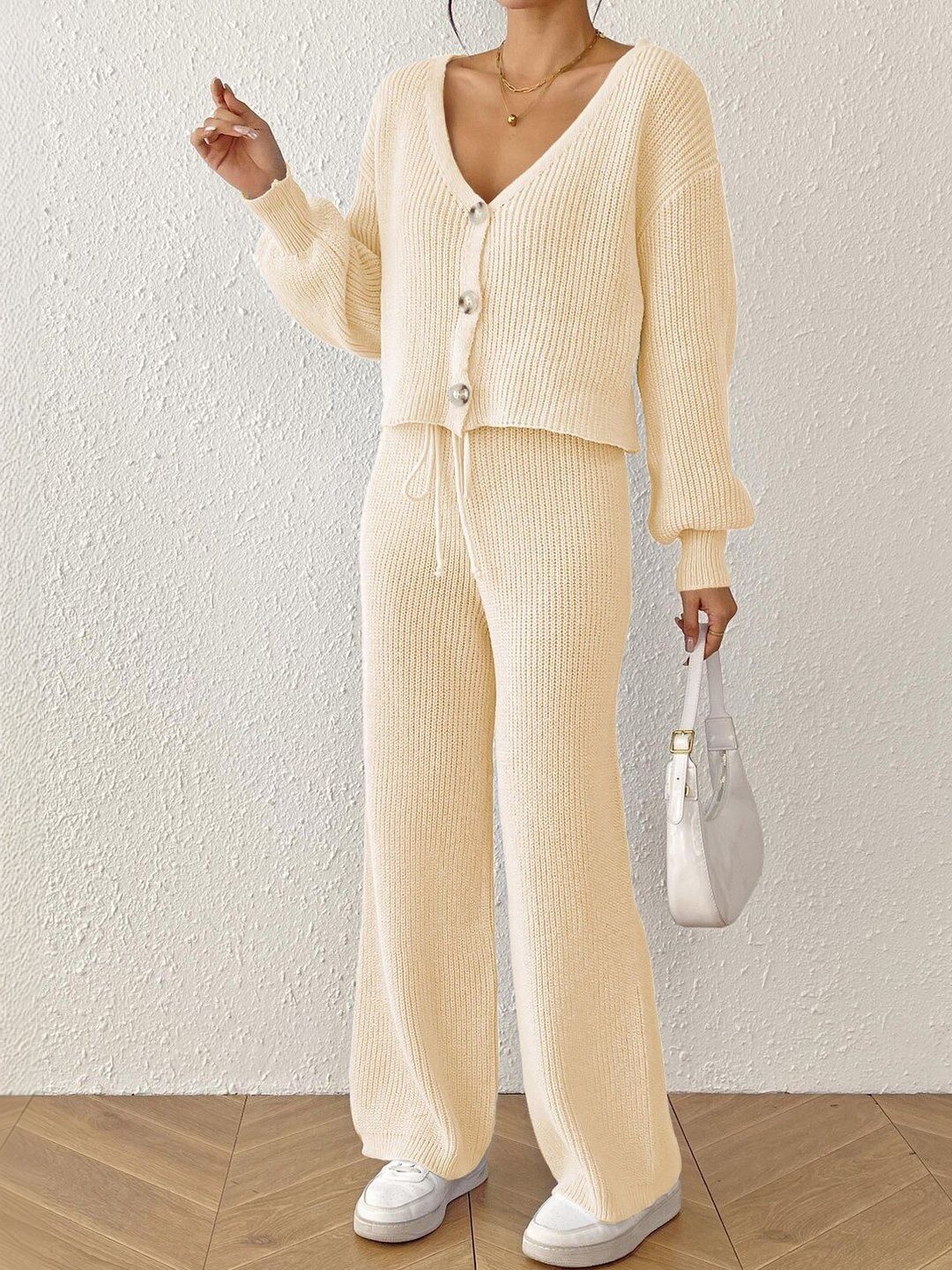 Women Ribbed Cardigan