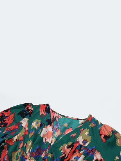 Women's Nowi Floral Midi Dress With Pleated Skirt