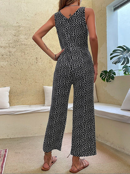 Printed Basic Jumpsuit