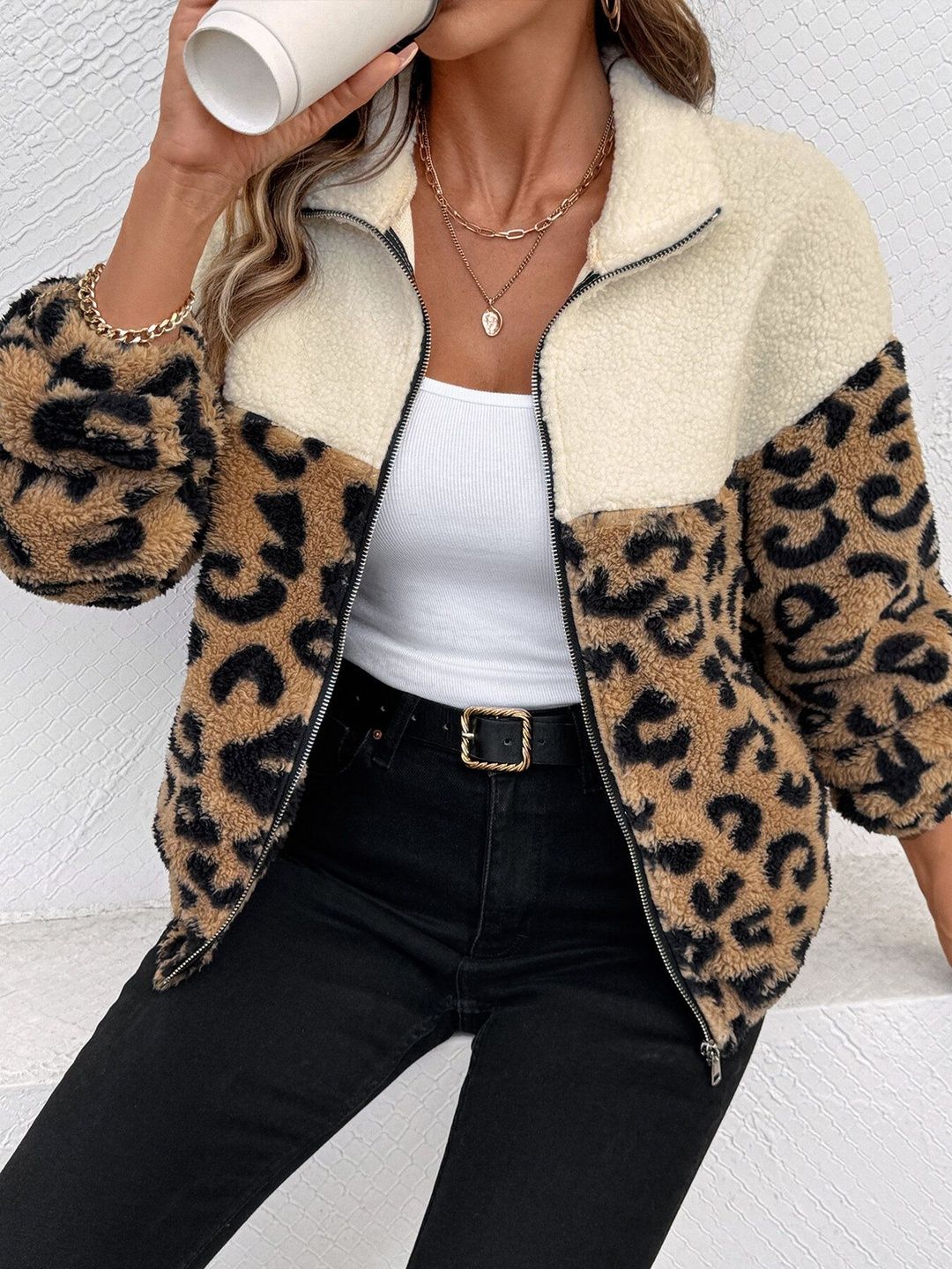 Women Colourblocked Jacket