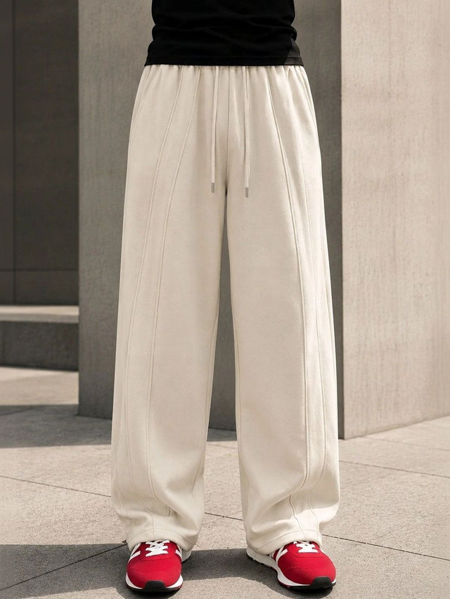 Men Relaxed Wrinkle Free Trousers