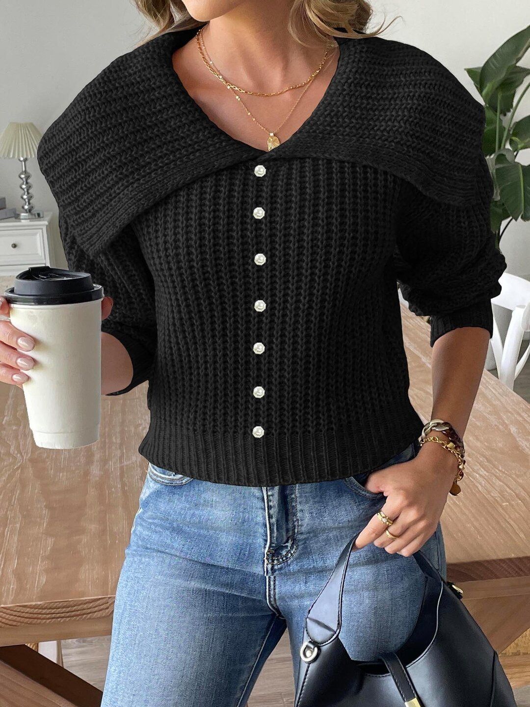 Women Ribbed Pullover