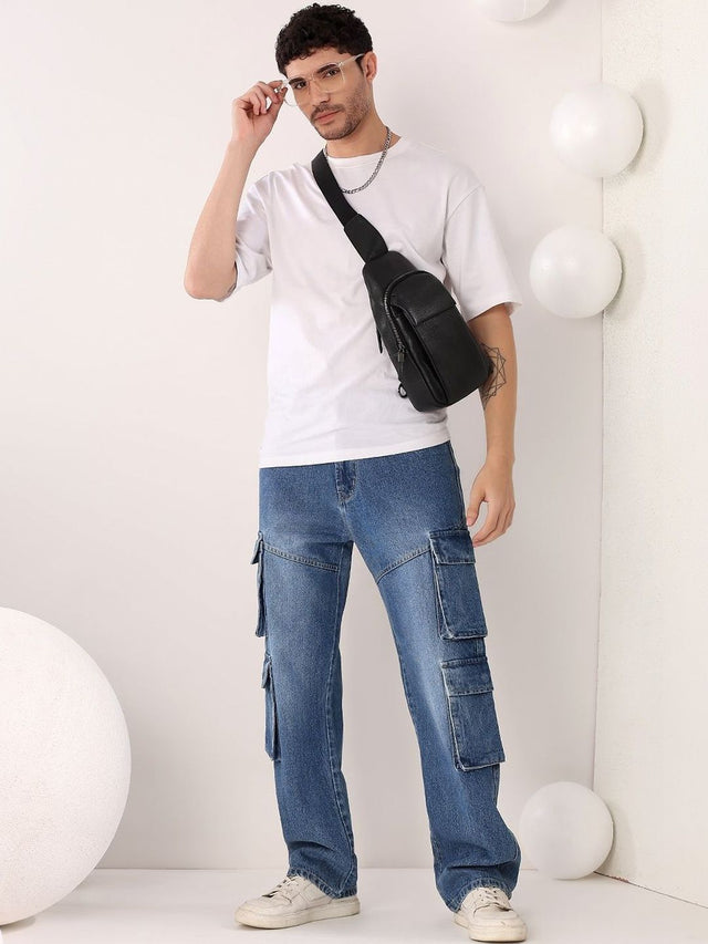 Men Jogger Mid-Rise Stretchable Jeans