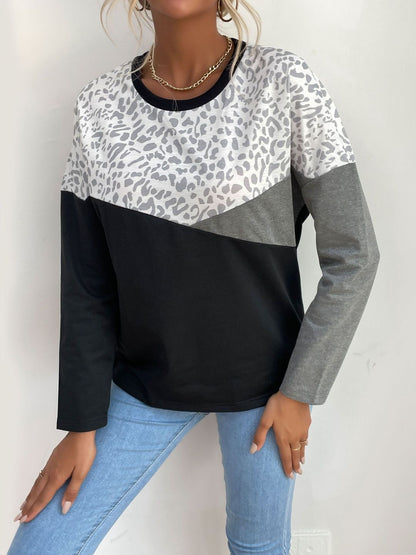 Women Colourblocked Sweatshirt