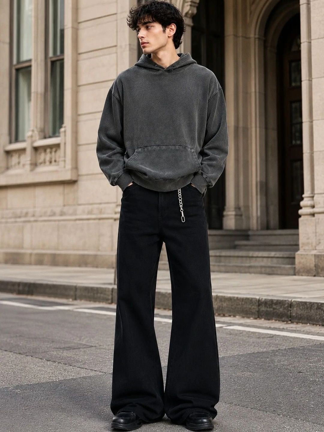 Men Bootcut High-Rise Jeans
