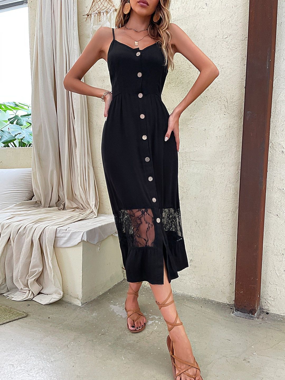 Fit & Flare Midi Dress