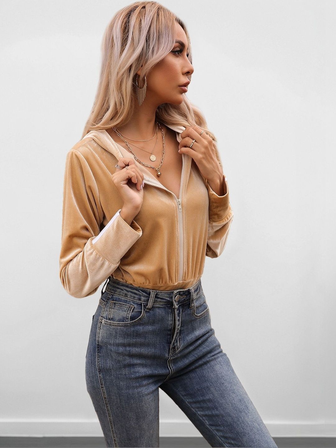 Hood Neck Bodysuit