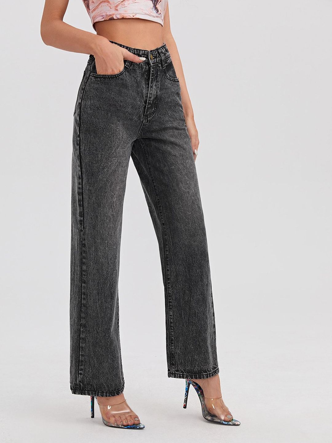 Women Regular Fit High-Rise Stretchable Jeans