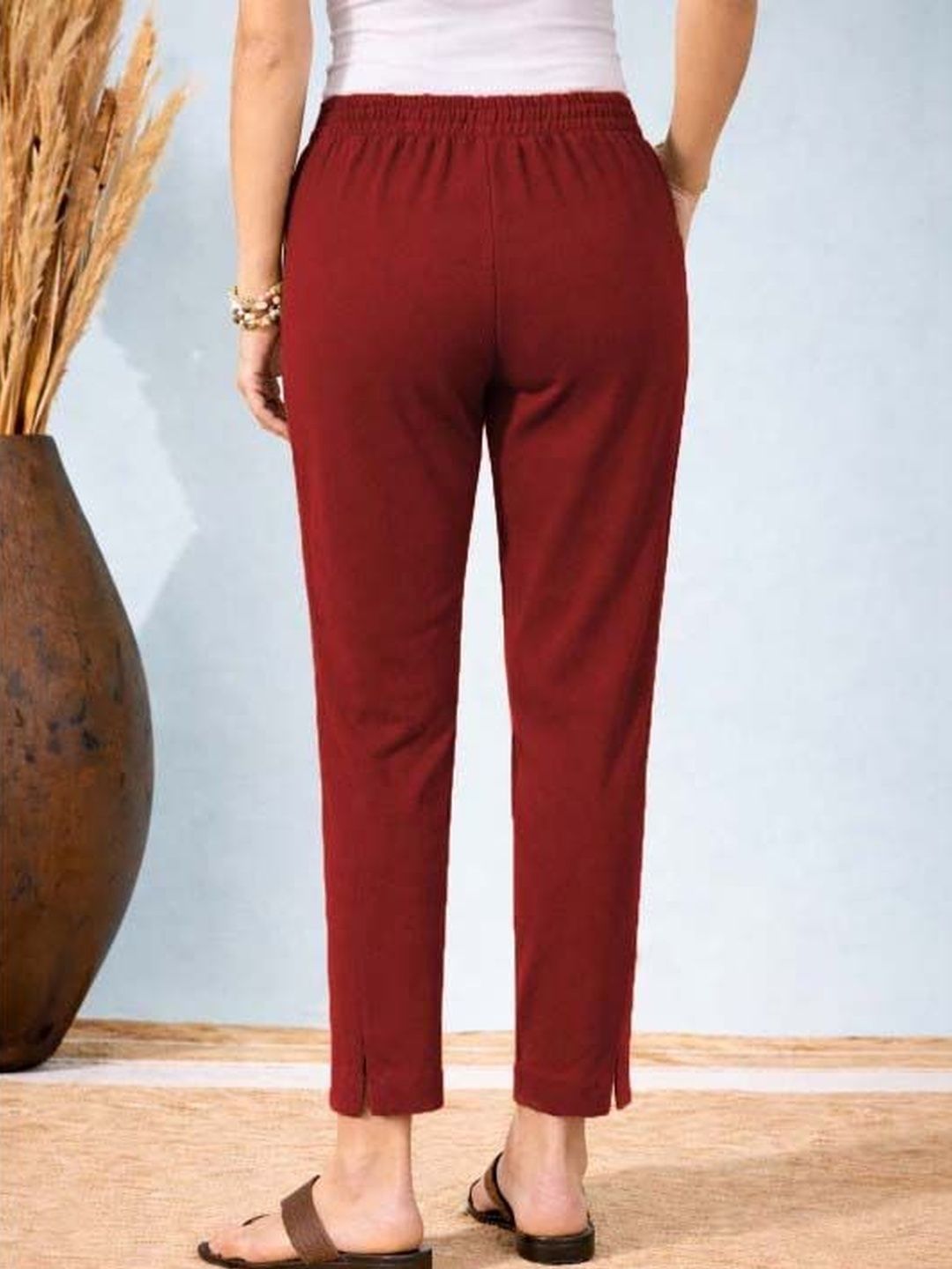 Women Wrinkle Free Trousers