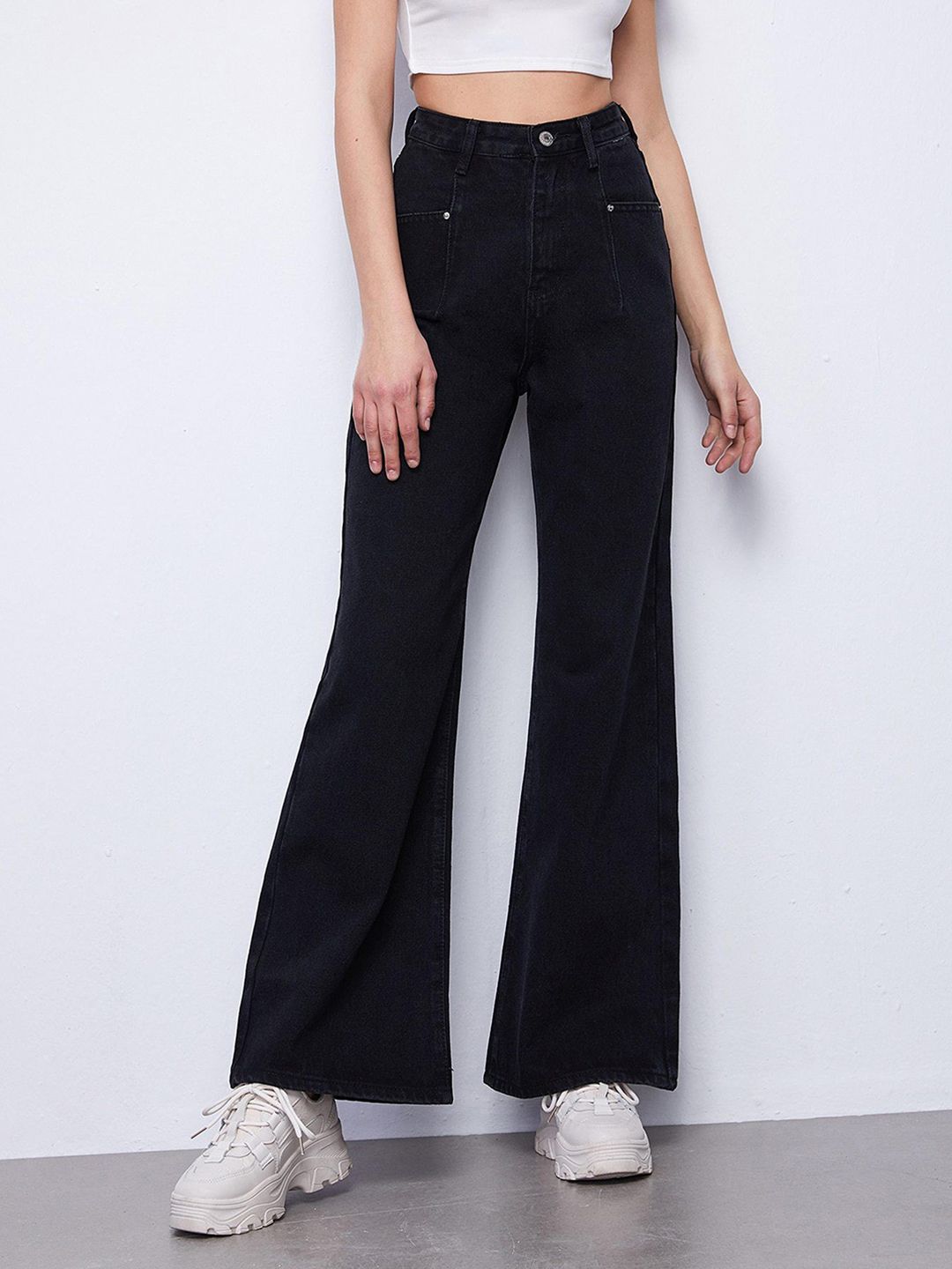 Women Bootcut High-Rise Stretchable Jeans