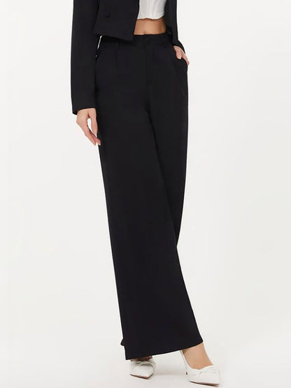 Women High-Rise Easy Wash Trousers