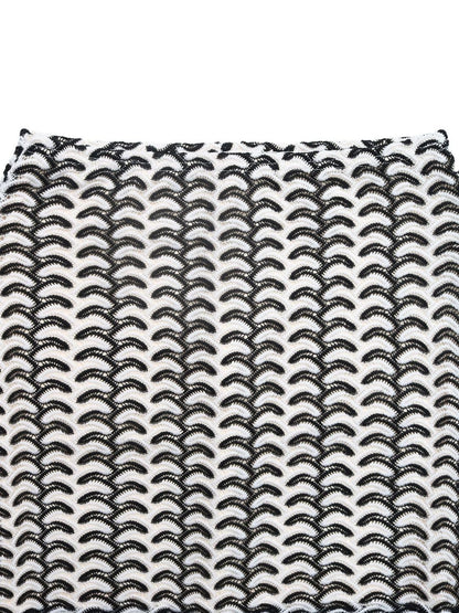 NOWI Printed Off-Shoulder Top & Skirt Co-Ords