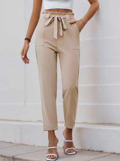 Women High-Rise Non Iron Trousers